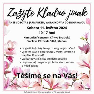 Už příští sobotu se na vás budu těšit na téhle úžasné akci v Kladně 🤩 a ty prostory! Jestli milujete architekturu,...